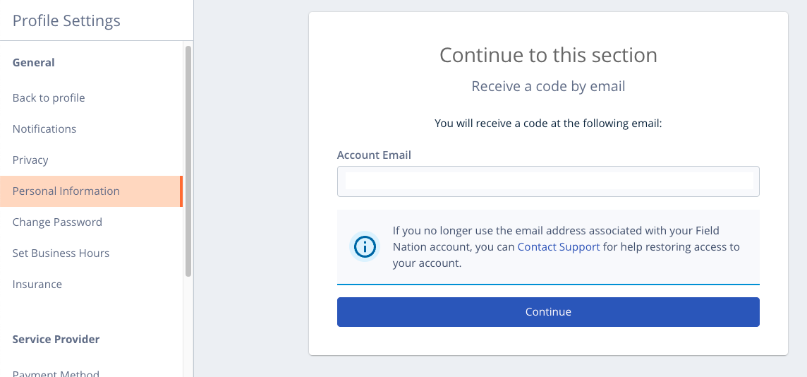 Change login from Facebook account to email address – SUPPORT