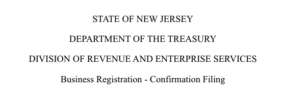 New Jersey Business Entity Validation Resources