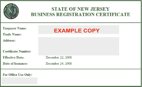 New Jersey Business Entity Validation Resources