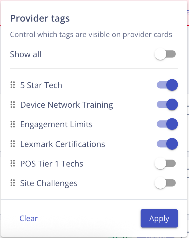 Creating & Applying Custom Provider Labels